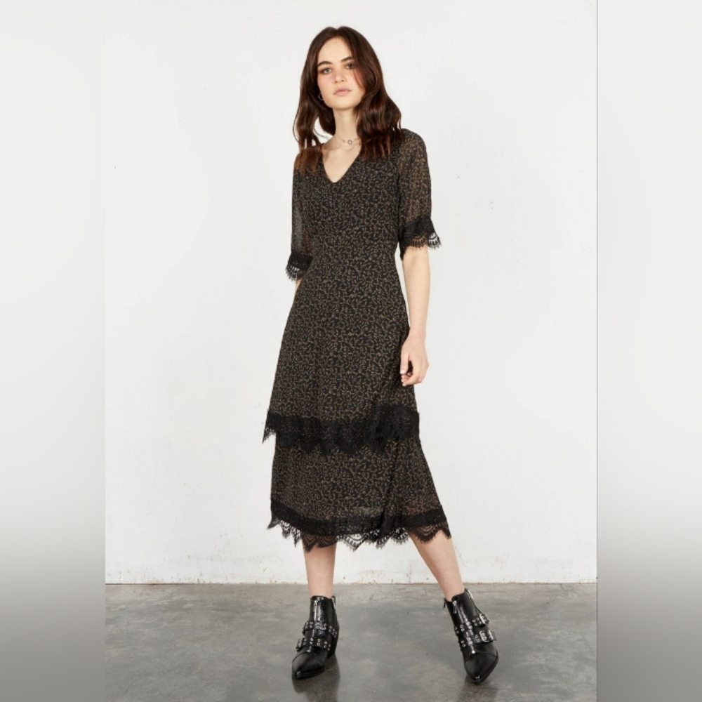 Disturbia Delphinium Midi Dress